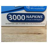 3,000 Marathon Interfold Dispenser Napkins 6.5" x 9.9" - Brand New