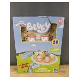 Bluey Wooden Tea Party Set - Brand New *T