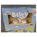 Bluey Wooden Tea Party Set - Brand New *T