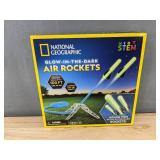National Geographic Glow-in-the-Dark Air Rockets Kit - Brand New *T