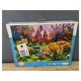 Wonder Forge Tiger Puzzle 1000-Piece & Ravensburger Puzzle 200 XXL - Brand New *T