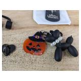 Stanley 40oz Tumbler Halloween Accessories - Silicone Boot Charms & Straw Topper - Brand New