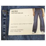 AERO High Rise Wide Leg Denim Jeans - Size 4 - $64.95 Retail - Brand New