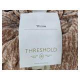 Threshold Shiny Chenille Throw 50" x 60" - Brand New