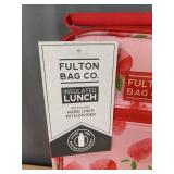 Fulton Bag Co. Insulated Lunch Bag - Strawberry Print - Brand New