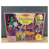 Melissa & Doug Abby & Emma Wooden Magnetic Dress-Up Play Set - Brand New *T