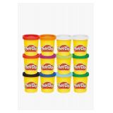 12 Play-Doh Pastel Colors 4-Oz Cans - Brand New *T