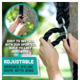 SQUIRREL Tree Swing Disc BLUE with Leg Protector, 9.5 ft Rope - Brand New *T