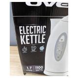 OVENTE White Electric Kettle 1.7L 1100W - Brand New *T