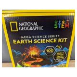 National Geographic Mega Science Series Earth Science Kit - Brand New *T