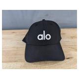 alo Cap Black Mesh Back Baseball Hat One Size - $34.99 Retail - Brand New