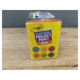 Crayola Washable Paint Spill-Proof 5 Colors & Washable Project Paint Bold 6 Colors - Brand New *T