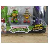 Teenage Mutant Ninja Turtles A.K.E.D.O. Mini Battling Action Warriors Raphael vs Kraang - Brand New *T