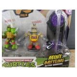 Teenage Mutant Ninja Turtles A.K.E.D.O. Mini Battling Action Warriors Raphael vs Kraang - Brand New *T