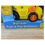 VTech Pop-a-Balls Push & Pop Bulldozer - Brand New *T