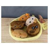 Kirby Plush, Mary Meyer Penguin, Palm Pals Koala & Capybaras in Bowl - Brand New *T