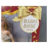 Barbie Holiday Barbie 2025 Gold Lace Ballgown - Brand New *T