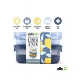 Ello Lunch Stack 2-Pack Bento Box - Brand New *T