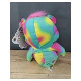 Care Bears Rainbow Plush Bear - Glitter Belly & Rainbow Tie-Dye - Brand New *T