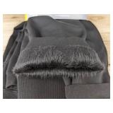 2 Free Country Ladies Faux Fur Lined Leggings Black M/L - Brand New