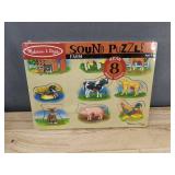 Melissa & Doug Sound Puzzle Farm - Brand New *T