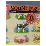 Melissa & Doug Sound Puzzle Farm - Brand New *T