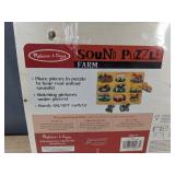 Melissa & Doug Sound Puzzle Farm - Brand New *T