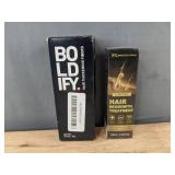 Boldify Hair Thickening Fibers 1.97 oz & Hair Regrowth Treatment 100 ml - Brand New
