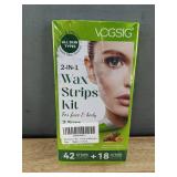 SwissOkolab Golden Eye Mask and VogSig 2-In-1 Wax Strips Kit - Brand New