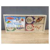 Melissa & Doug A-Z Self-Correcting Letter Puzzles - Brand New *T