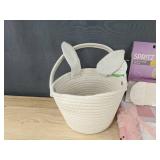 Easter  Accessories with Plastic Eggs & 54" Tablecloth - Brand New