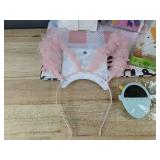 Easter  Accessories with Plastic Eggs & 54" Tablecloth - Brand New