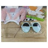 Easter  Accessories with Plastic Eggs & 54" Tablecloth - Brand New