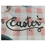 Easter  Accessories with Plastic Eggs & 54" Tablecloth - Brand New