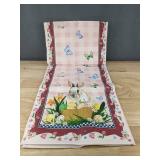 Easter Table Runners 13" x 90", 2 Total - Brand New