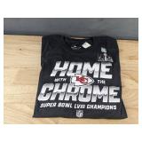 Nike Kansas City Chiefs NFL Football T-Shirt - Home Chrome Graphic - Size Men
