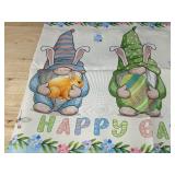 Easter Gnome Valance 54" x 18" - 2-Pack - Brand New