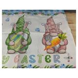 Easter Gnome Valance 54" x 18" - 2-Pack - Brand New