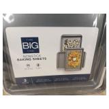 The Big One Nonstick 3 Pan Baking Sheet Set - Brand New