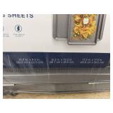 The Big One Nonstick 3 Pan Baking Sheet Set - Brand New