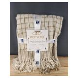 Cozy Potato Chenille Chunky Knit 50" x 90" Throw - Brand New
