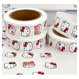 Sanrio Hello Kitty Roll of 500 Stickers - Brand New