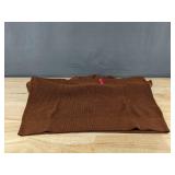 DKNY Sweater Pullover XL Brown 100 Percent Cotton $89.50 Retail - Brand New