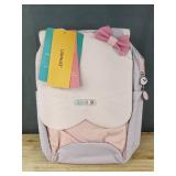 Lisinuo Kids Backpack Pink and Light Purple - Brand New