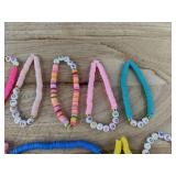 Taylor Swift Beaded Friendship Bracelets, 12 Total - Brand New