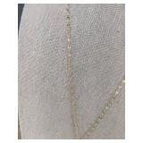 14K Gold Plated Butterfly 18" Necklace - Brand New