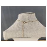 14K Gold Plated Butterfly 18" Necklace - Brand New