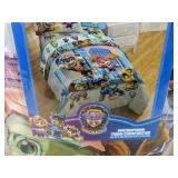 Nickelodeon Paw Patrol The Mighty Movie Twin Microfiber Comforter 64" x 86" - Brand New