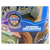 Nickelodeon Paw Patrol The Mighty Movie Twin Microfiber Comforter 64" x 86" - Brand New