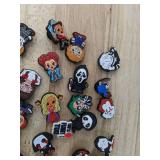 50 Brand New Scary Movie Character Croc Charms *N